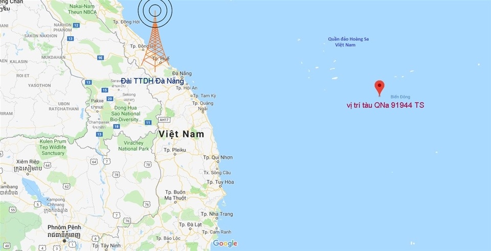 Ngư dân Quảng Nam bị tai biển ở Hoàng Sa Ngư dân Quảng Nam bị tai biển ở Hoàng Sa