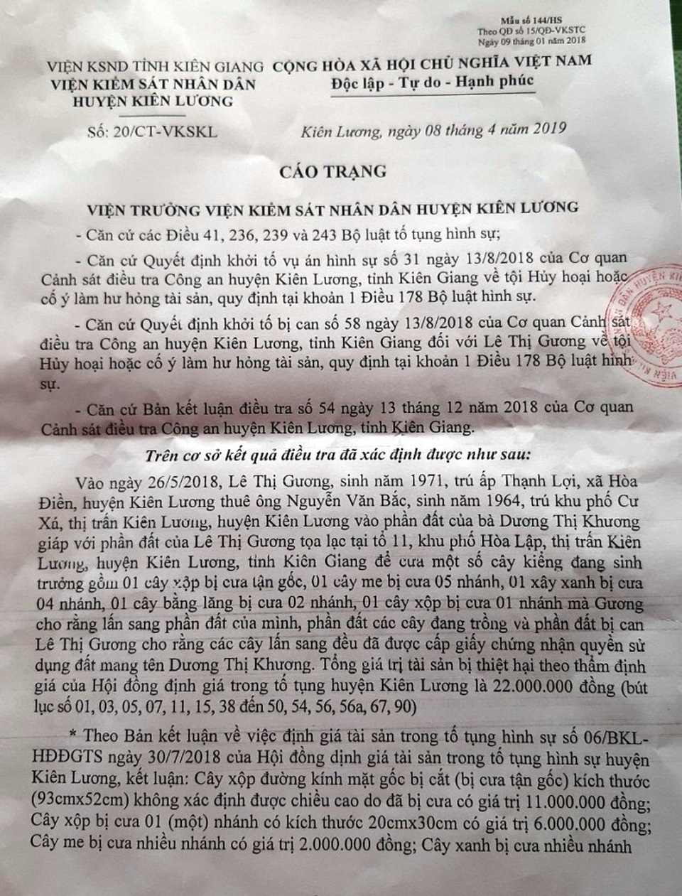 Bi hài vụ chặt cây trên đất đã mua, suýt ngồi tù: Vẫn bị truy tố, người dân chết đứng! - 1 Bi hài vụ chặt cây trên đất đã mua, suýt ngồi tù: Vẫn bị truy tố, người dân chết đứng! - 1
