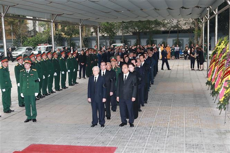 Lãnh đạo Đảng, Nhà nước tiễn biệt Trung tướng Đồng Sỹ Nguyên - 2 Lãnh đạo Đảng, Nhà nước tiễn biệt Trung tướng Đồng Sỹ Nguyên - 2