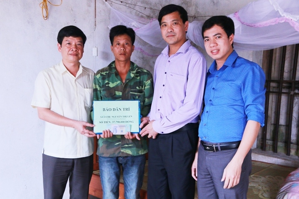 Ban đọc tiếp tục giúp đỡ gia đình chị Nguyễn Thị Len hơn 37 triệu đồng - 1 Ban đọc tiếp tục giúp đỡ gia đình chị Nguyễn Thị Len hơn 37 triệu đồng - 1