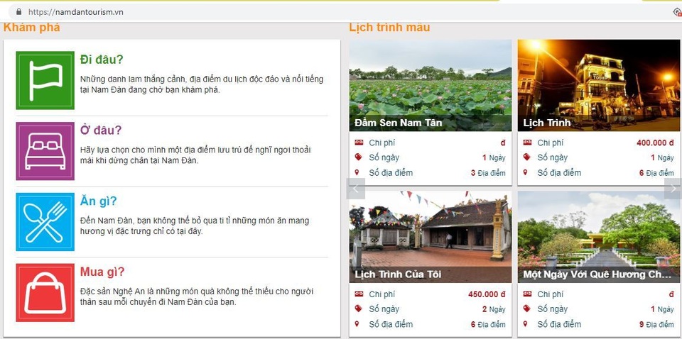 Thử nghiệm hệ thống Cổng thông tin du lịch thông minh quê Bác - 2 Thử nghiệm hệ thống Cổng thông tin du lịch thông minh quê Bác - 2