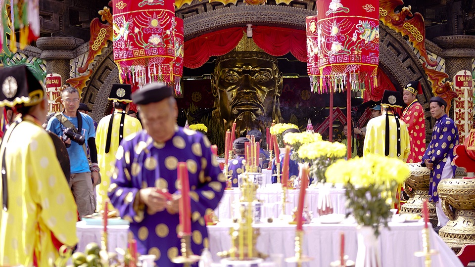 Long trọng lễ rước kiệu Vua Hùng ngày giỗ Tổ - 1