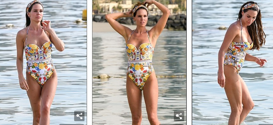 Danielle Lloyd vẫn thon thả sau khi sinh 4 con - 8 Danielle Lloyd vẫn thon thả sau khi sinh 4 con - 8