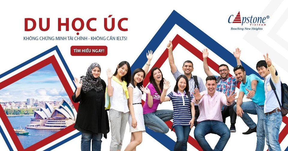 Du học Úc: không IELTS – Không chứng minh tài chính và cơ hội học bổng, làm việc hấp dẫn - 1 Du học Úc: không IELTS – Không chứng minh tài chính và cơ hội học bổng, làm việc hấp dẫn - 1