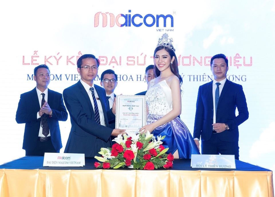 Hoa Hậu Thiên Hương trở thành đại sứ thương hiệu cho Maicom - 1 Hoa Hậu Thiên Hương trở thành đại sứ thương hiệu cho Maicom - 1