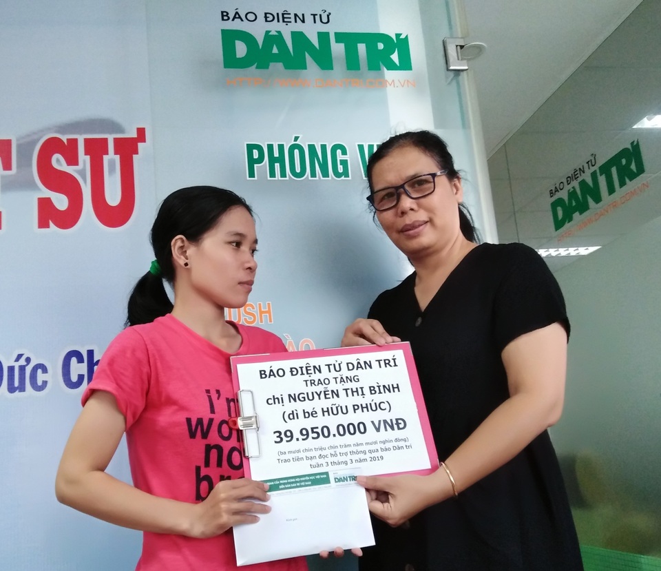 Bạn đọc Dân trí tiếp tục giúp bé trai mồ côi, mắc bệnh thiếu máu gần 40 triệu đồng - 1