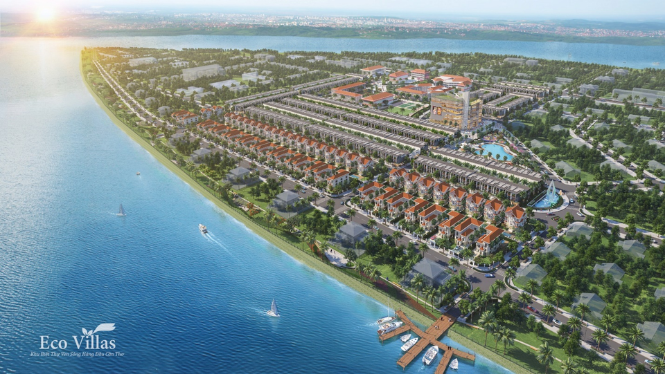 Chính thức mở bán khu biệt thự ven sông hàng đầu cần thơ Eco Villas - 1 Chính thức mở bán khu biệt thự ven sông hàng đầu cần thơ Eco Villas - 1