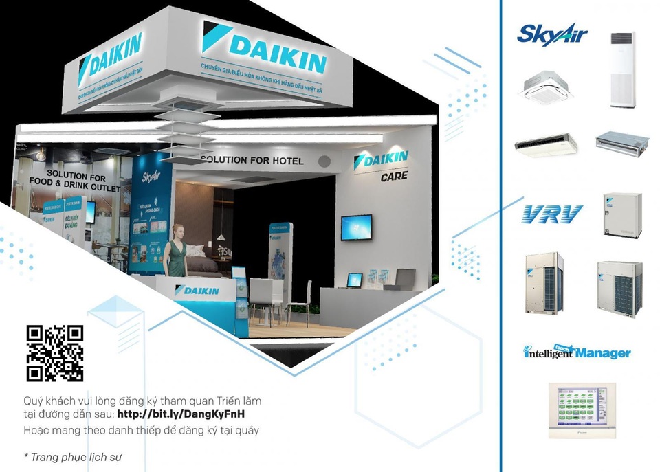 Daikin mang giải pháp tối ưu dành cho nhà hàng và khách sạn đến triển lãm Food Hotel 2019 - 2 Daikin mang giải pháp tối ưu dành cho nhà hàng và khách sạn đến triển lãm Food Hotel 2019 - 2