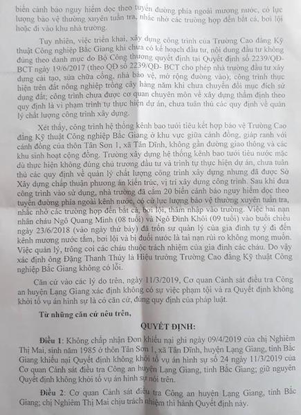 Vụ 3 cháu bé chết oan ức tại Bắc Giang: Cái ác, sự dối trá đang được nguỵ biện trơ trẽn! - 3 Vụ 3 cháu bé chết oan ức tại Bắc Giang: Cái ác, sự dối trá đang được nguỵ biện trơ trẽn! - 3