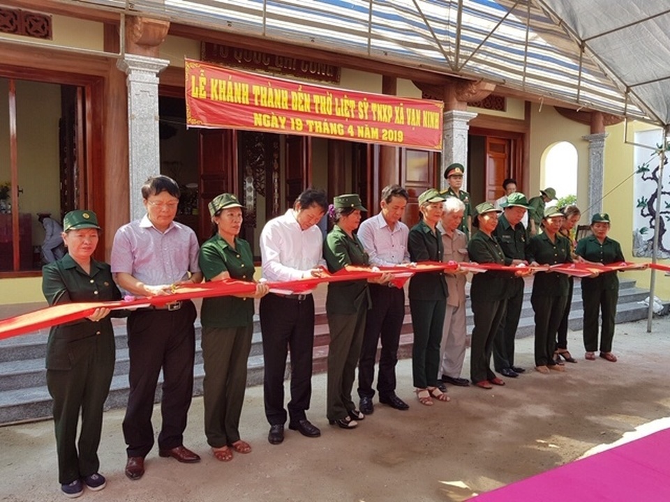 Khánh thành Đền thờ Liệt sỹ thanh niên xung phong mở đường Trường Sơn - 1