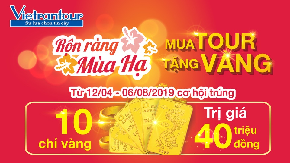 Du lịch hè 2019 nhiều ưu đãi cùng Vietrantour - 1 Du lịch hè 2019 nhiều ưu đãi cùng Vietrantour - 1