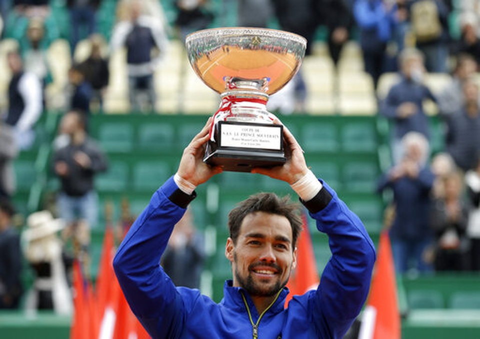 Cắt đứt sự thống trị của Nadal, Fognini vô địch Monte Carlo - 1 Cắt đứt sự thống trị của Nadal, Fognini vô địch Monte Carlo - 1