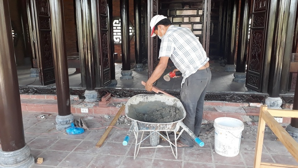 Gấp rút trùng tu Nhà Văn hóa - Thư viện mang tên Đại tướng Lê Đức Anh - 2 Gấp rút trùng tu Nhà Văn hóa - Thư viện mang tên Đại tướng Lê Đức Anh - 2