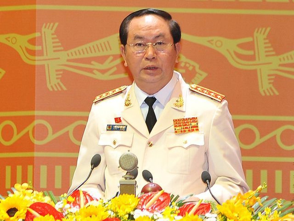 Đại tướng Trần Đại Quang được giới thiệu để Quốc hội bầu Chủ tịch nước - 1 Đại tướng - Bộ trưởng Công an Trần Đại Quang là người duy nhất được Bộ Chính trị, Ban Chấp hành Trung ương Đảng giới thiệu để Quốc hội bầu Chủ tịch nước.