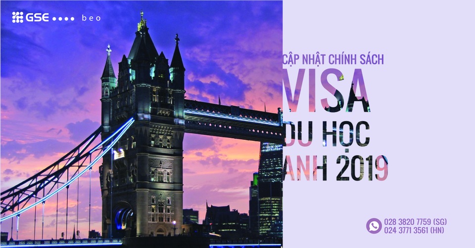 Cập nhật chính sách visa và học bổng du học Anh 2019 - 1 Cập nhật chính sách visa và học bổng du học Anh 2019 - 1