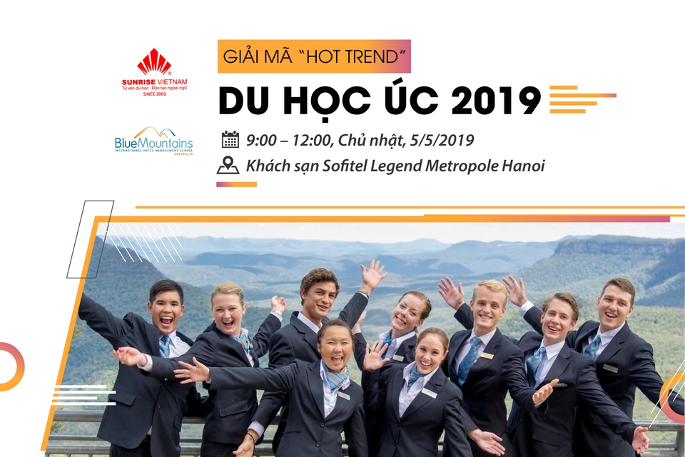 Hội thảo 5/5 - Du học Úc tiết kiệm, có học bổng với ngành quản trị khách sạn - 3 Hội thảo 5/5 - Du học Úc tiết kiệm, có học bổng với ngành quản trị khách sạn - 3