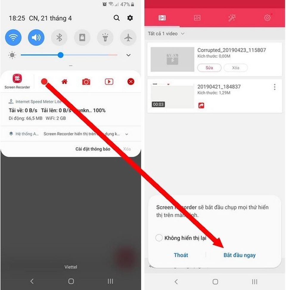 Ứng dụng miễn phí giúp dễ dàng ghi lại các hoạt động trên màn hình smartphone - 4 Ứng dụng miễn phí giúp dễ dàng ghi lại các hoạt động trên màn hình smartphone - 4