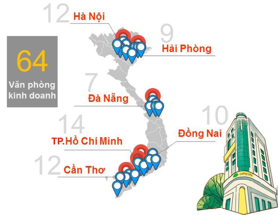 Cathay Việt Nam khai trương 4 văn phòng mới trong quý I/2019 - 1 Cathay Việt Nam khai trương 4 văn phòng mới trong quý I/2019 - 1