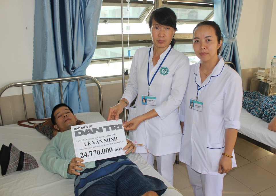 Bạn đọc giúp đỡ anh Lê Văn Minh hơn 76 triệu đồng - 2 Bạn đọc giúp đỡ anh Lê Văn Minh hơn 76 triệu đồng - 2
