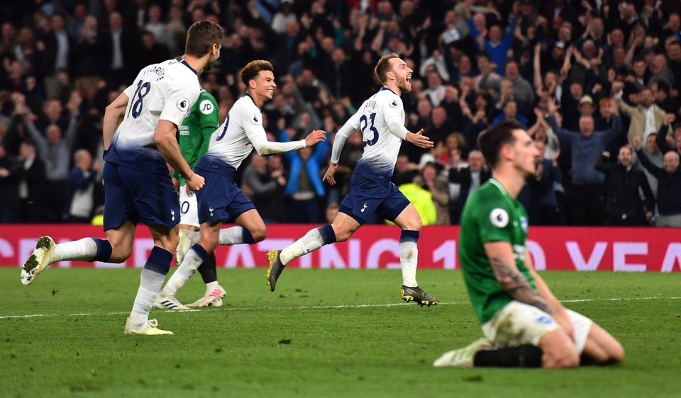 Bàn thắng quý hơn vàng của Eriksen giúp Tottenham Hotspur an tâm ở top 3 - 2 Bàn thắng quý hơn vàng của Eriksen giúp Tottenham Hotspur an tâm ở top 3 - 2
