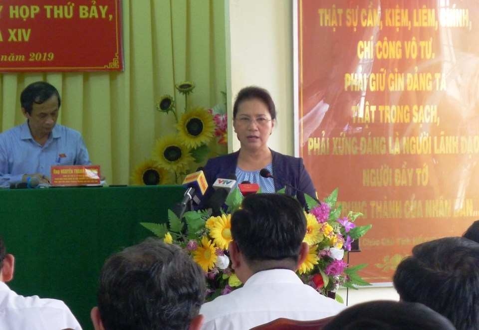 Chủ tịch Quốc hội trả lời cử tri về sức khỏe của Tổng Bí thư Nguyễn Phú Trọng - 3 Chủ tịch Quốc hội trả lời cử tri về sức khỏe của Tổng Bí thư Nguyễn Phú Trọng - 3