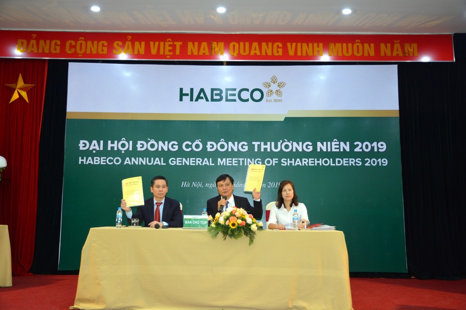 Đại hội cổ đông Habeco: Dồn mọi bộ nguồn lực, giữ vững thị phần - 2 Đại hội cổ đông Habeco: Dồn mọi bộ nguồn lực, giữ vững thị phần - 2