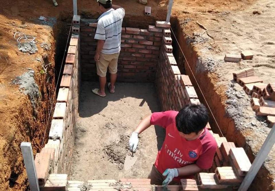 Người dân đóng góp công sức xây trường cho học sinh vùng cao - 5 Người dân đóng góp công sức xây trường cho học sinh vùng cao - 5