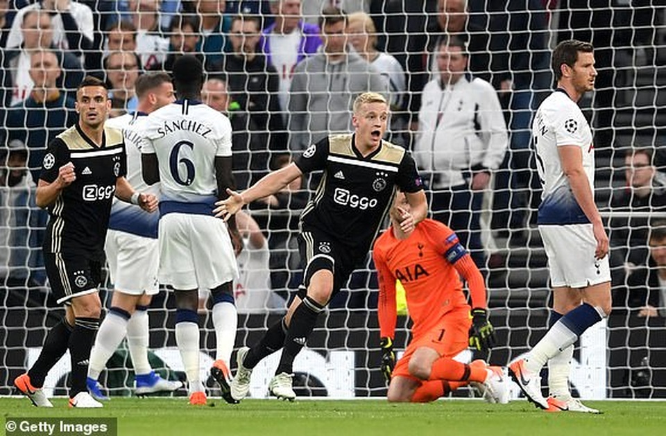 Tottenham 0-1 Ajax: Pha làm bàn của Van de Beek - 12 Tottenham 0-1 Ajax: Pha làm bàn của Van de Beek - 12