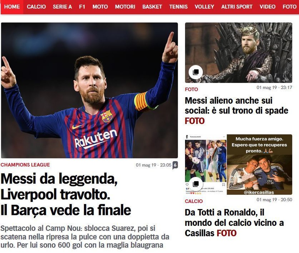 Báo chí thế giới ngả mũ trước “thiên tài” Lionel Messi - 8