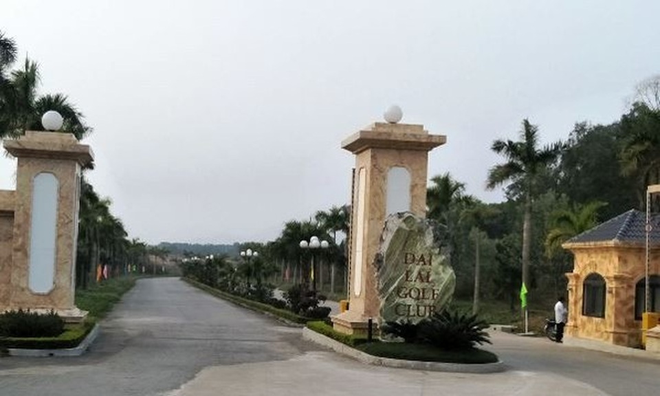 Phát hiện nhiều vi phạm tại sân golf Đại Lải - 1 Phát hiện nhiều vi phạm tại sân golf Đại Lải - 1