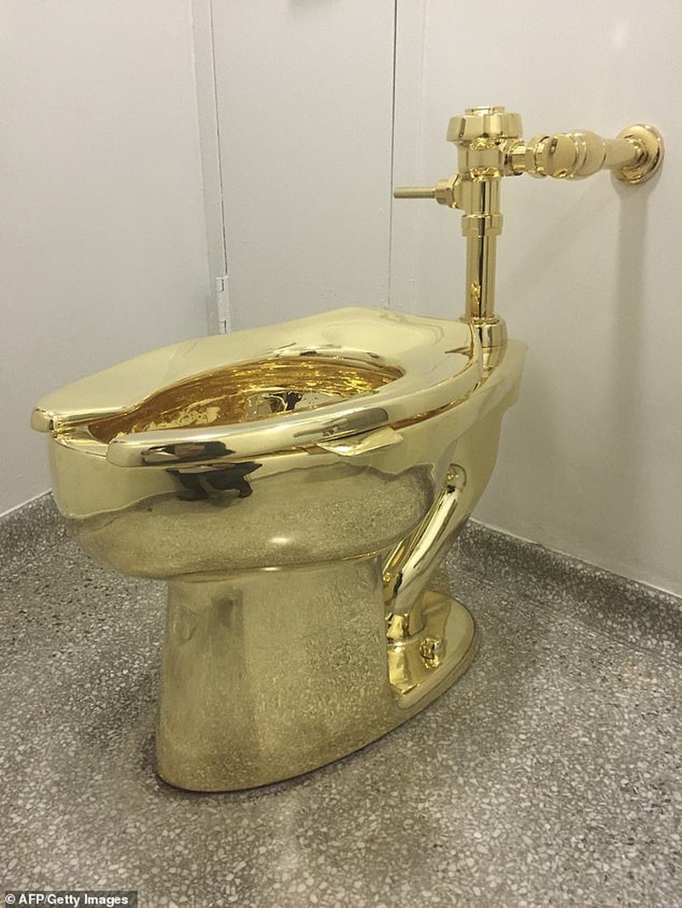 Lắp đặt toilet dát vàng 18 kara để công chúng sử dụng - 3 Lắp đặt toilet dát vàng 18 kara để công chúng sử dụng - 3