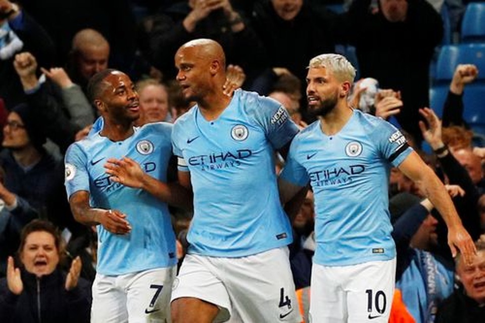 Man City 1-0 Leicester: Siêu phẩm của hậu vệ Kompany - 1 Man City 1-0 Leicester: Siêu phẩm của hậu vệ Kompany - 1