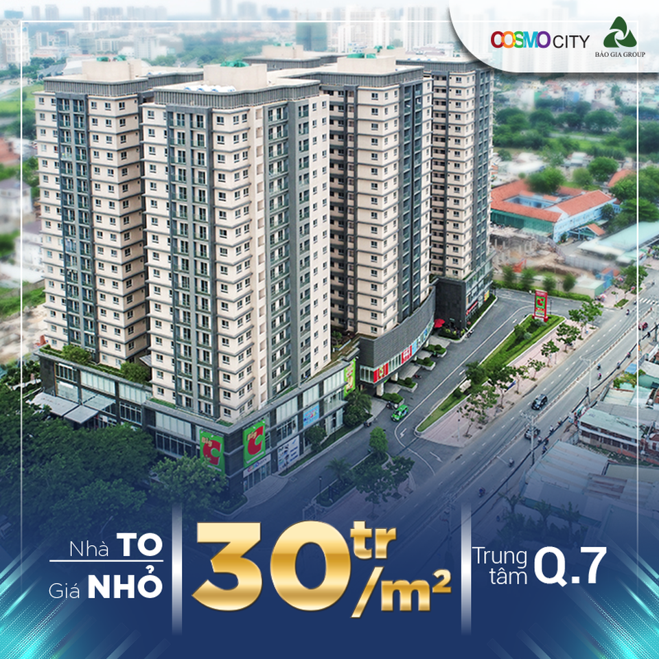 Khám phá 5 lợi thế hiếm có của căn hộ Cosmo City ngay trung tâm Quận 7 - 2 Khám phá 5 lợi thế hiếm có của căn hộ Cosmo City ngay trung tâm Quận 7 - 2