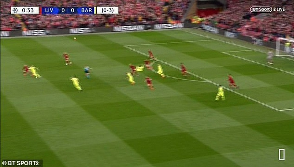 Messi tức giận khi bị hậu vệ Liverpool chơi xấu - 4 Messi tức giận khi bị hậu vệ Liverpool chơi xấu - 4