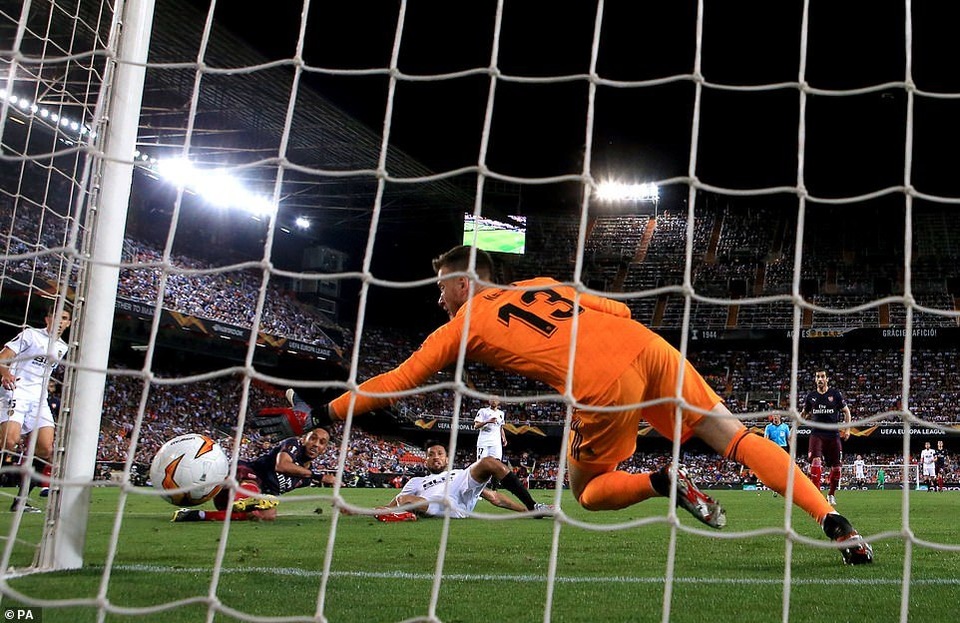 Valencia 2-4 Arsenal: Cú hattrick của Aubameyang - 16 Valencia 2-4 Arsenal: Cú hattrick của Aubameyang - 16