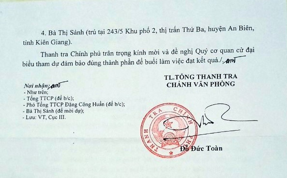 Thanh tra Chính phủ chuẩn bị đối thoại với cụ bà dành nửa đời người đòi 5.400m2 đất! - 2 Thanh tra Chính phủ chuẩn bị đối thoại với cụ bà dành nửa đời người đòi 5.400m2 đất! - 2
