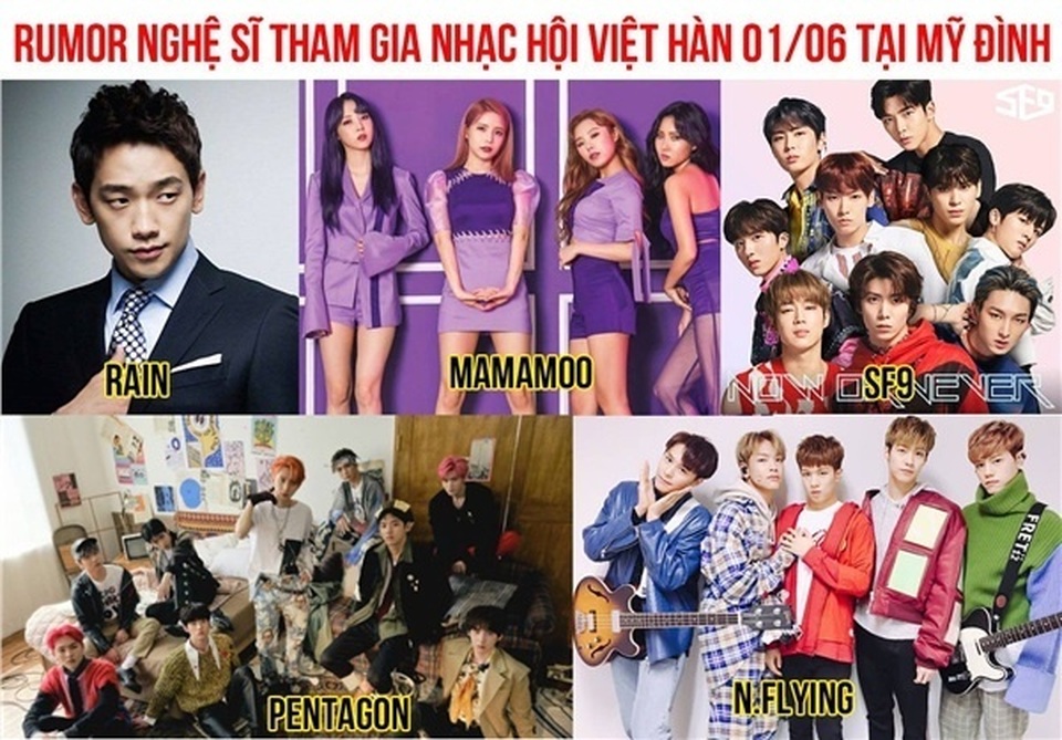 Bi Rain, SF9 biểu diễn trong Đại nhạc hội hữu nghị Việt Hàn - 3 Bi Rain, SF9 biểu diễn trong Đại nhạc hội hữu nghị Việt Hàn - 3