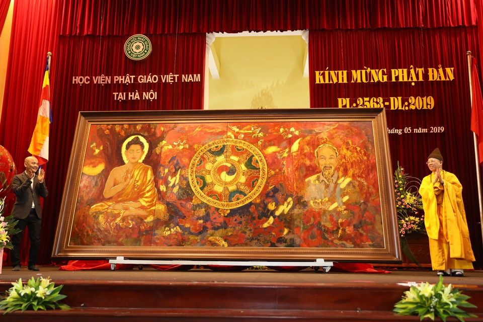 Công bố bức tranh “Đạo pháp và dân tộc” - 2 Công bố bức tranh “Đạo pháp và dân tộc” - 2