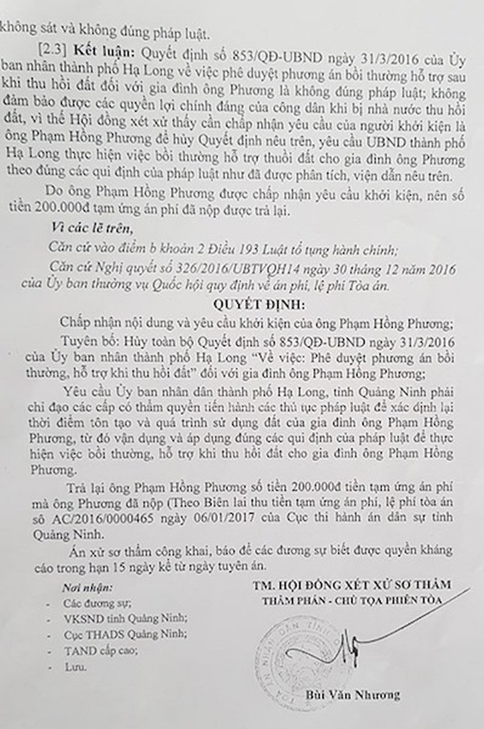 Chính quyền thua bẽ bàng trong vụ thu hồi “trắng” gần 3000m2 đất của dân như thế nào? - 4 Chính quyền thua bẽ bàng trong vụ thu hồi “trắng” gần 3000m2 đất của dân như thế nào? - 4
