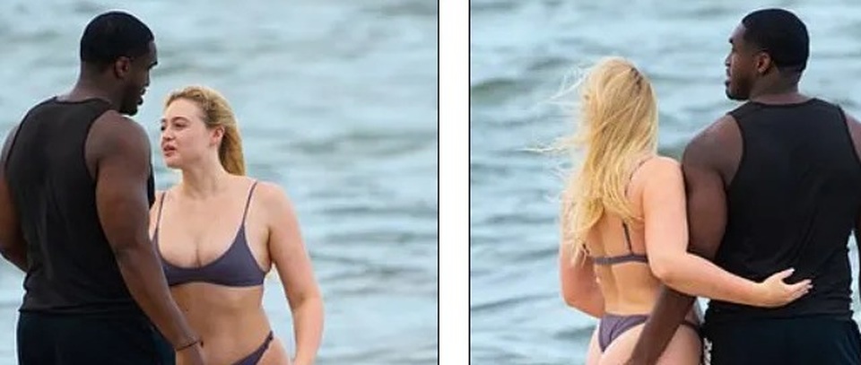 Iskra Lawrence khoe dáng nảy nở bên bạn trai - 7