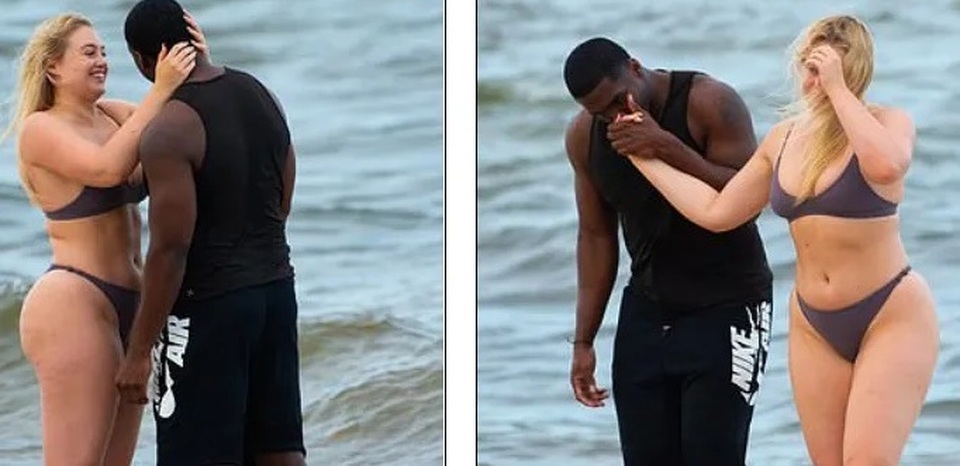 Iskra Lawrence khoe dáng nảy nở bên bạn trai - 8