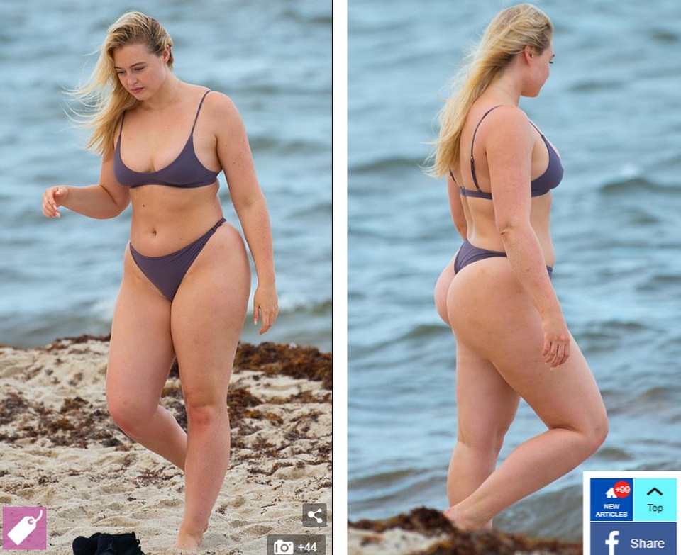 Iskra Lawrence khoe dáng nảy nở bên bạn trai - 4