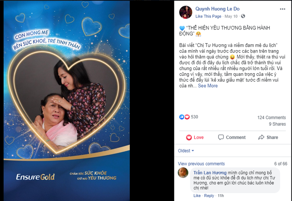 “Giữ mãi yêu thương” – Nâng niu sức khỏe mẹ qua năm tháng - 2 “Giữ mãi yêu thương” – Nâng niu sức khỏe mẹ qua năm tháng - 2