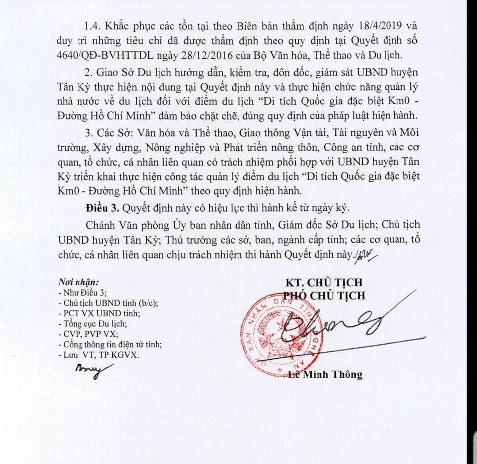 Km số 0 trên con đường huyền thoại được công nhận điểm du lịch xứ Nghệ - 2 Km số 0 trên con đường huyền thoại được công nhận điểm du lịch xứ Nghệ - 2