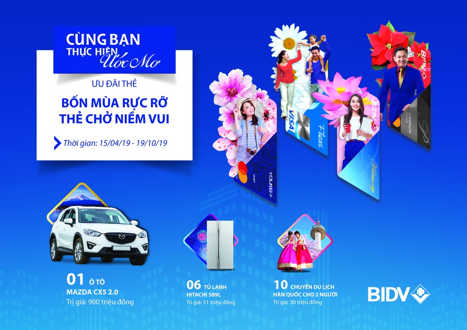 Cùng thẻ BIDV Giải nhiệt mùa hè - 1 Cùng thẻ BIDV Giải nhiệt mùa hè - 1