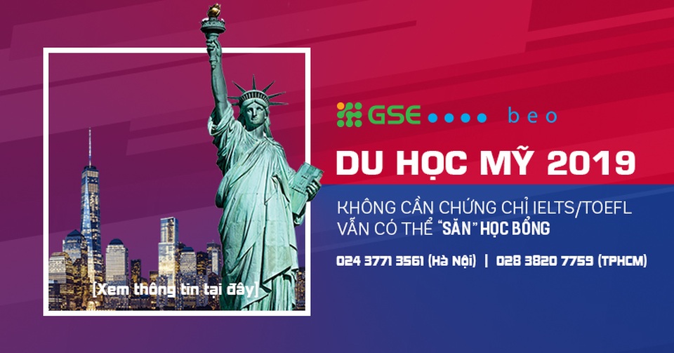 Không cần chứng chỉ IELTS, vẫn săn được học bổng du học Mỹ - 1 Không cần chứng chỉ IELTS, vẫn săn được học bổng du học Mỹ - 1