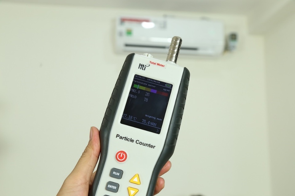 Điều hoà tự đo mức độ ô nhiễm và lọc sạch không khí ô nhiễm trong phòng - 3 Điều hoà tự đo mức độ ô nhiễm và lọc sạch không khí ô nhiễm trong phòng - 3