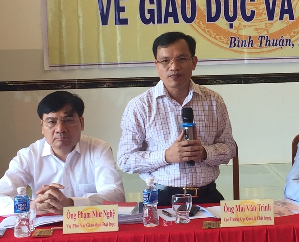 Bộ GD-ĐT khẳng định không có chuyện ĐH “giành” hết nguồn tuyển của trường CĐ, Trung cấp - 2 Bộ GD-ĐT khẳng định không có chuyện ĐH “giành” hết nguồn tuyển của trường CĐ, Trung cấp - 2