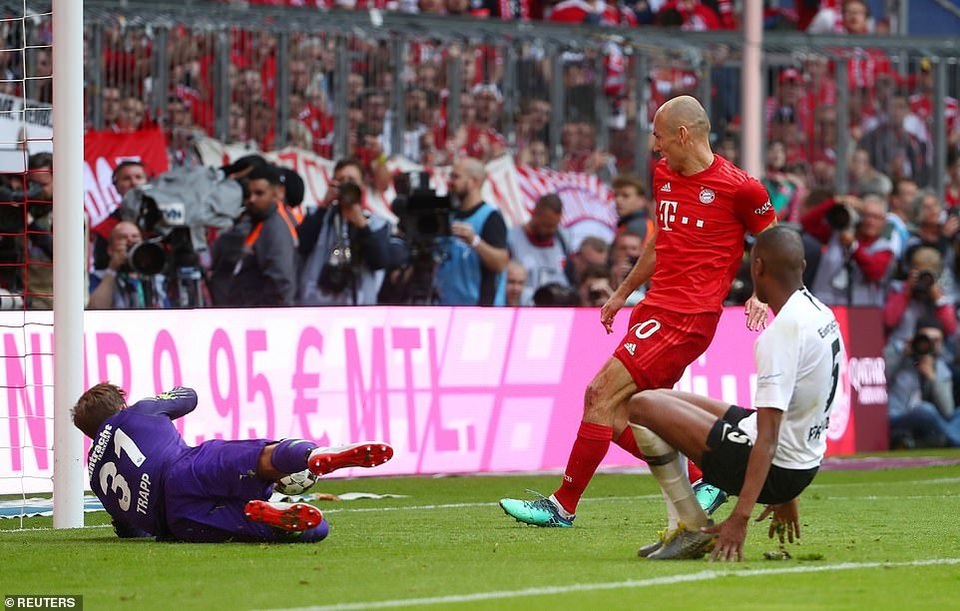 Robben và Ribery lập công, Bayern Munich vô địch Bundesliga lần thứ 29 - 7 Robben và Ribery lập công, Bayern Munich vô địch Bundesliga lần thứ 29 - 7