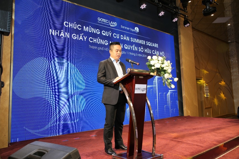 Gotec Land trao Giấy chứng nhận quyền sở hữu căn hộ cho cư dân Summer Square đợt 2 - 2 Gotec Land trao Giấy chứng nhận quyền sở hữu căn hộ cho cư dân Summer Square đợt 2 - 2